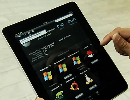 IPAD için vSphere Yönetimi Uygulaması
