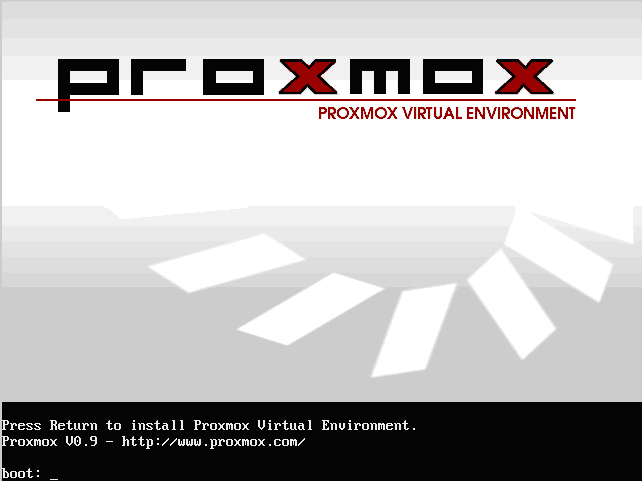 Proxmox Kurulumu