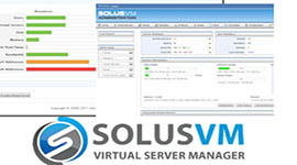 SolusVM Mobil Temasından Görüntüler