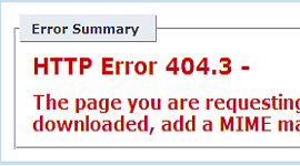 HTTP Error 404.3 – Not Found Hatası Çözümü