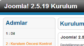 Joomla Kurulum Sorunu Çözümü