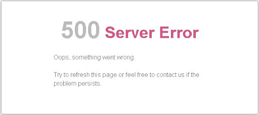 HTTP Error 500 Hatasının çözümü