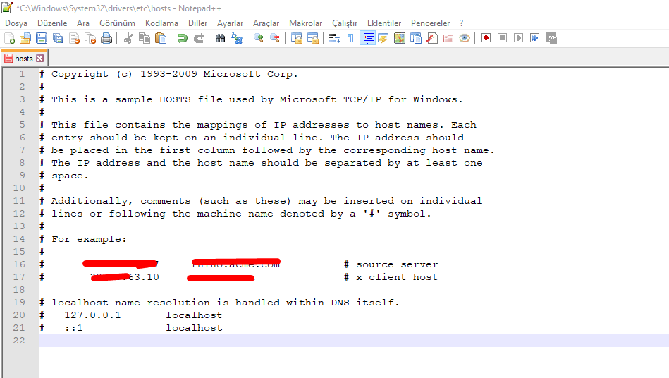 Host Dosyası Nerede Bulunur?
