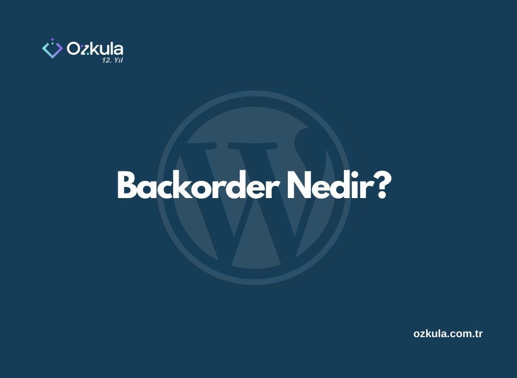 Backorder Nedir?