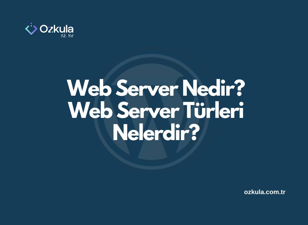 Web Server Nedir? Web Server Türleri Nelerdir?