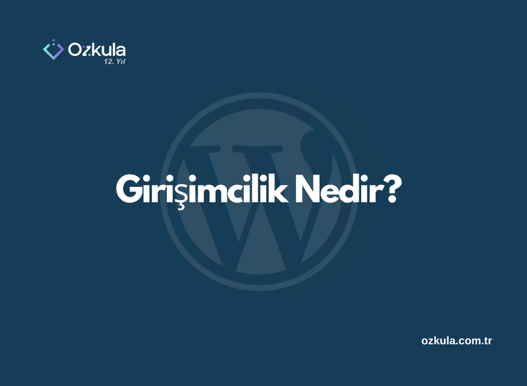 Girişimcilik Nedir?