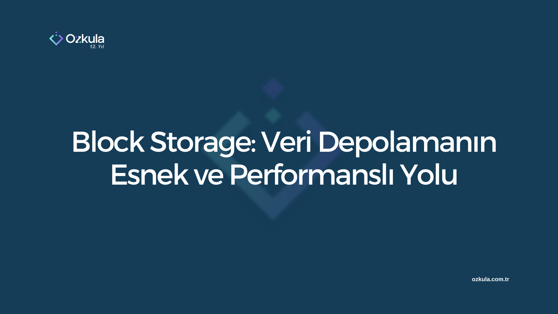 Block Storage: Veri Depolamanın Esnek ve Performanslı Yolu