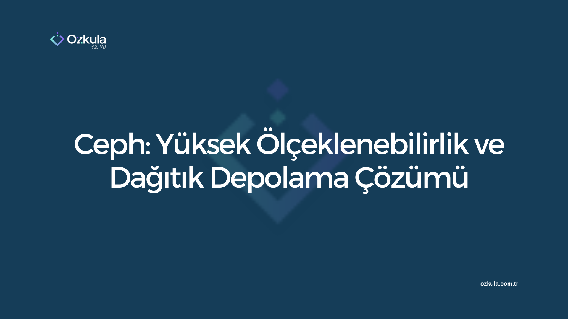 Ceph: Yüksek Ölçeklenebilirlik ve Dağıtık Depolama Çözümü