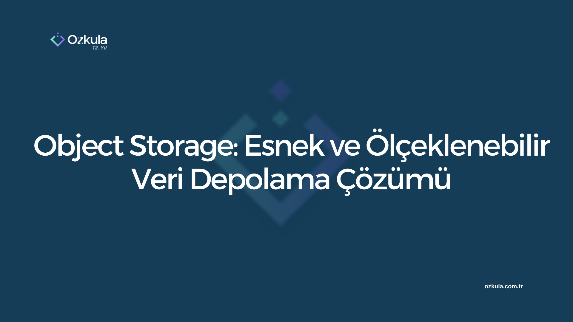 Object Storage: Esnek ve Ölçeklenebilir Veri Depolama Çözümü