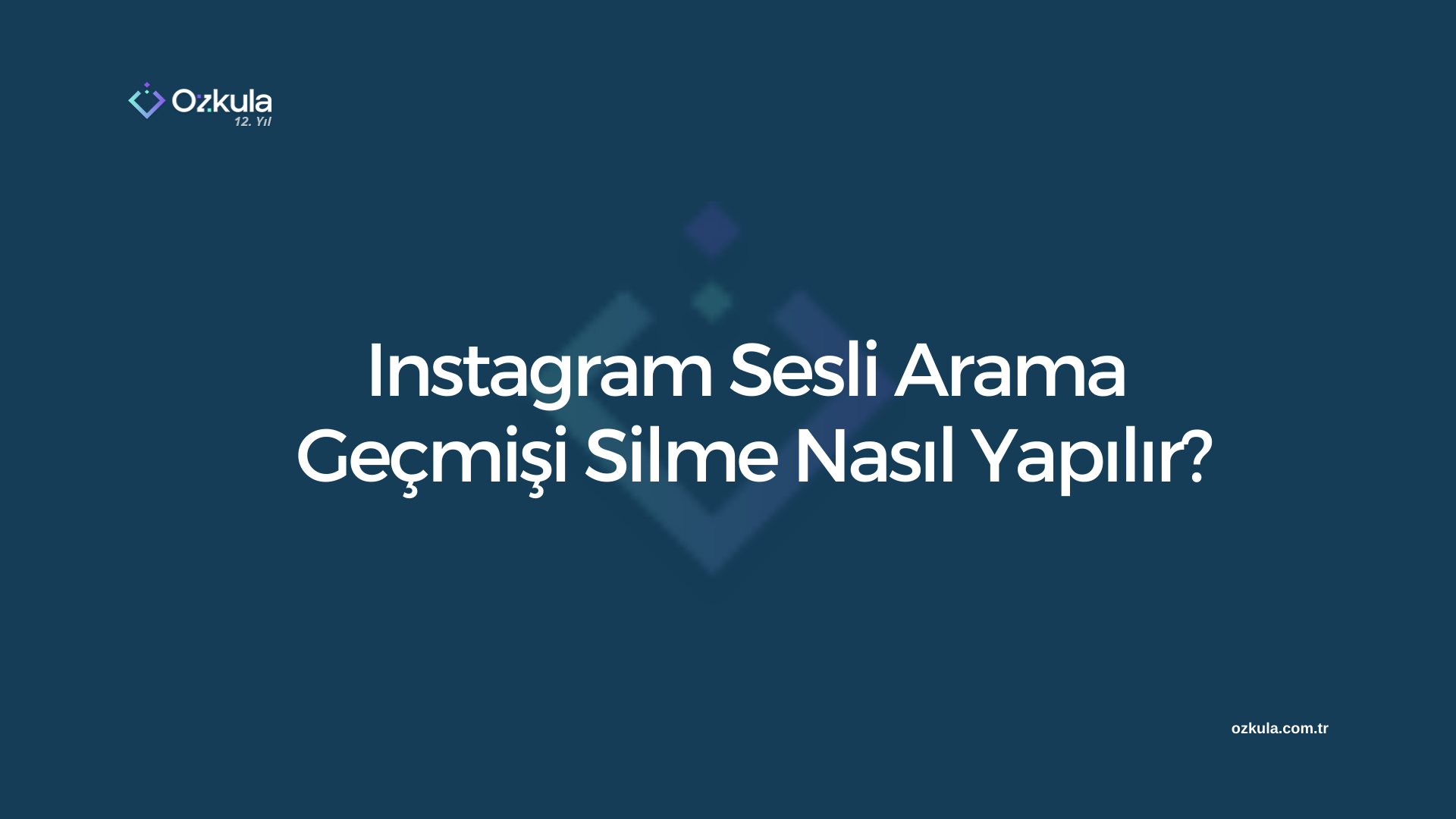 Instagram Sesli Arama Geçmişi Silme Nasıl Yapılır?