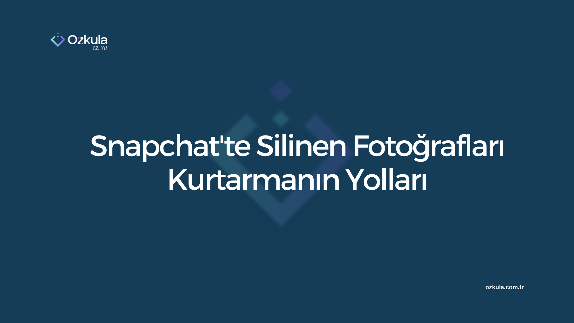 Snapchat’te Silinen Fotoğrafları Kurtarmanın Yolları