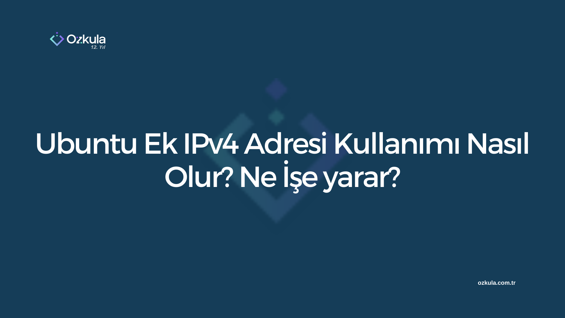 Ubuntu Ek IPv4 Adresi Kullanımı Nasıl Olur? Ne İşe yarar?