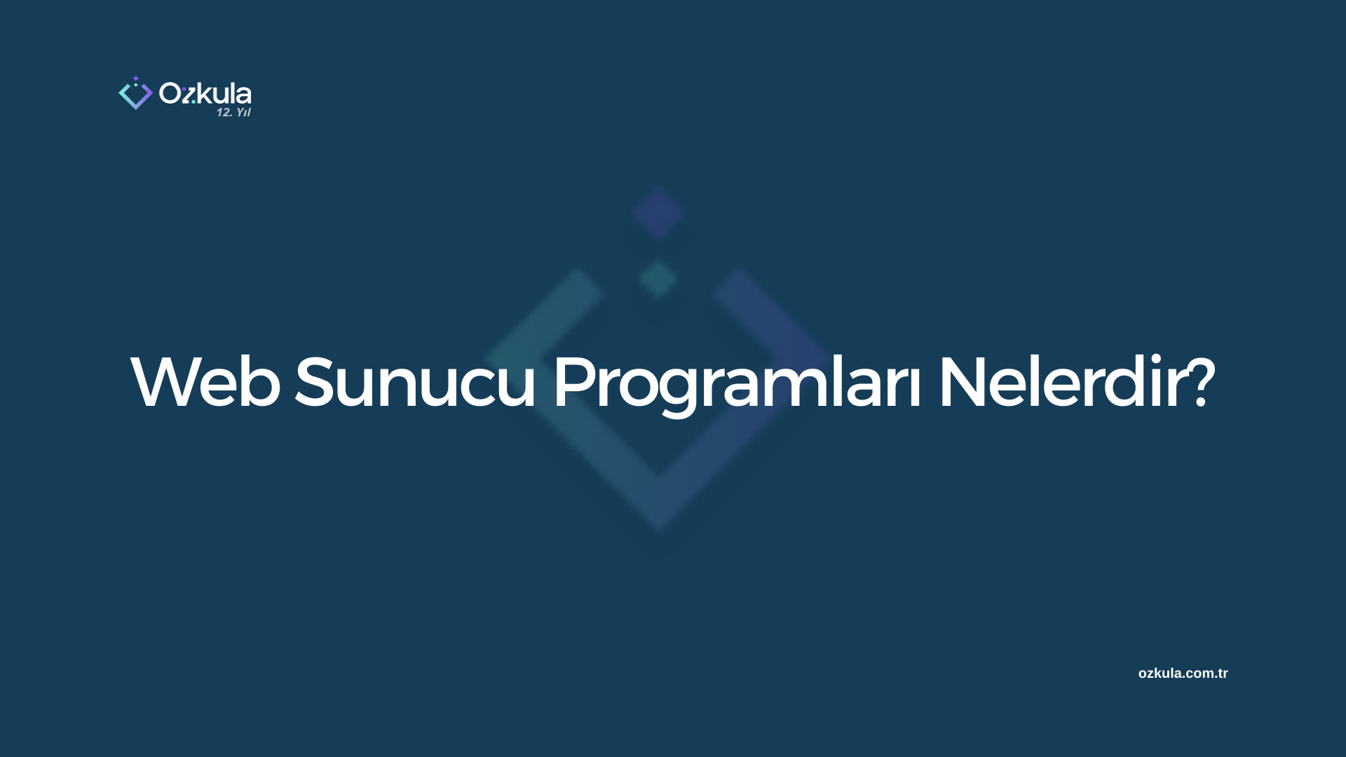 Web Sunucu Programları Nelerdir?