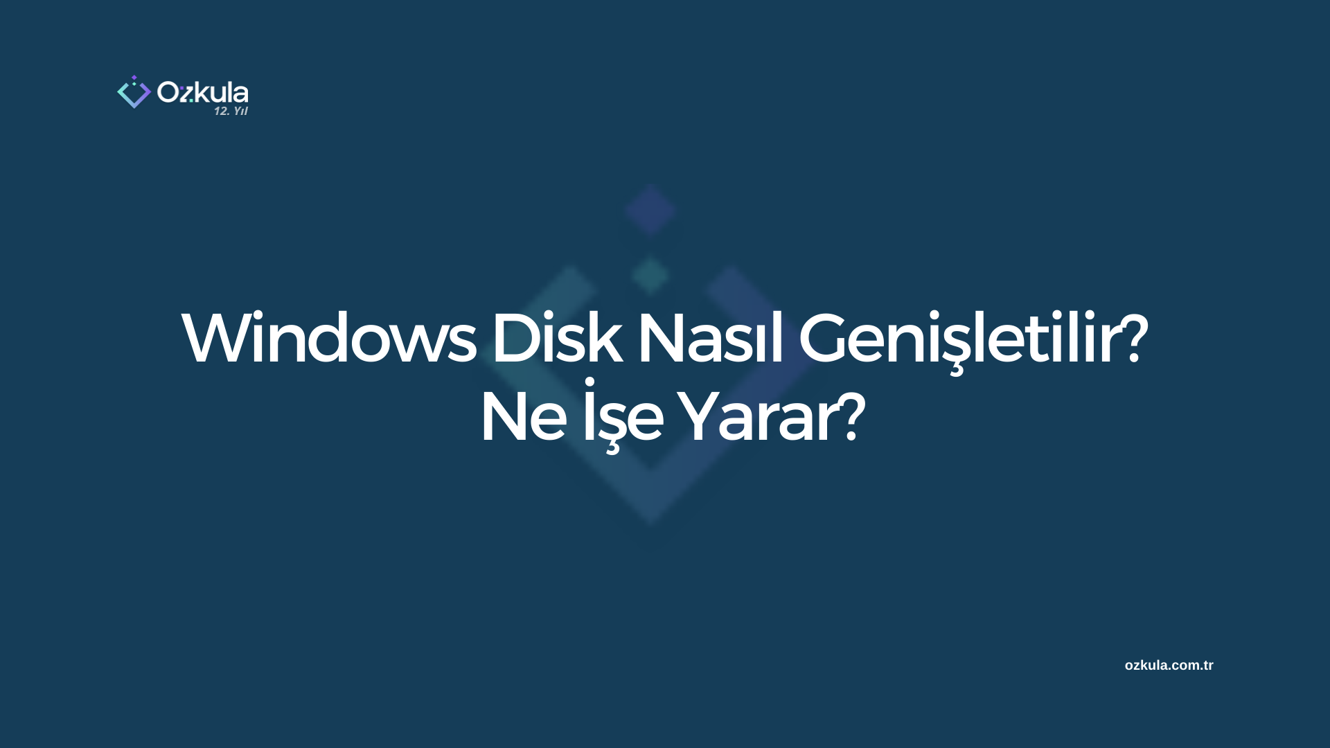 Windows Disk Nasıl Genişletilir? Ne İşe Yarar?