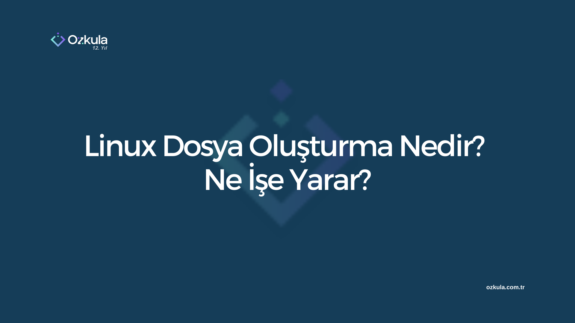 Linux Dosya Oluşturma Nedir? Ne İşe Yarar?