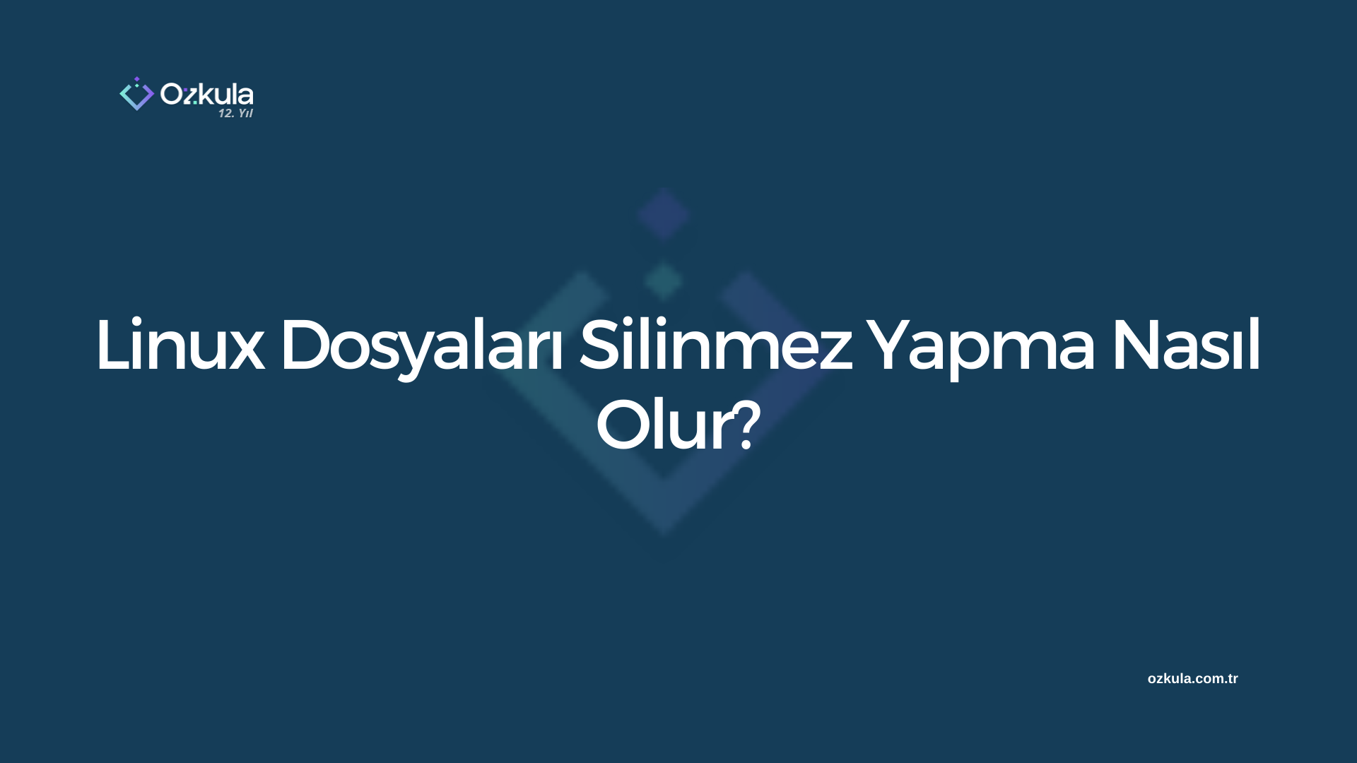 Linux Dosyaları Silinmez Yapma Nasıl Olur?