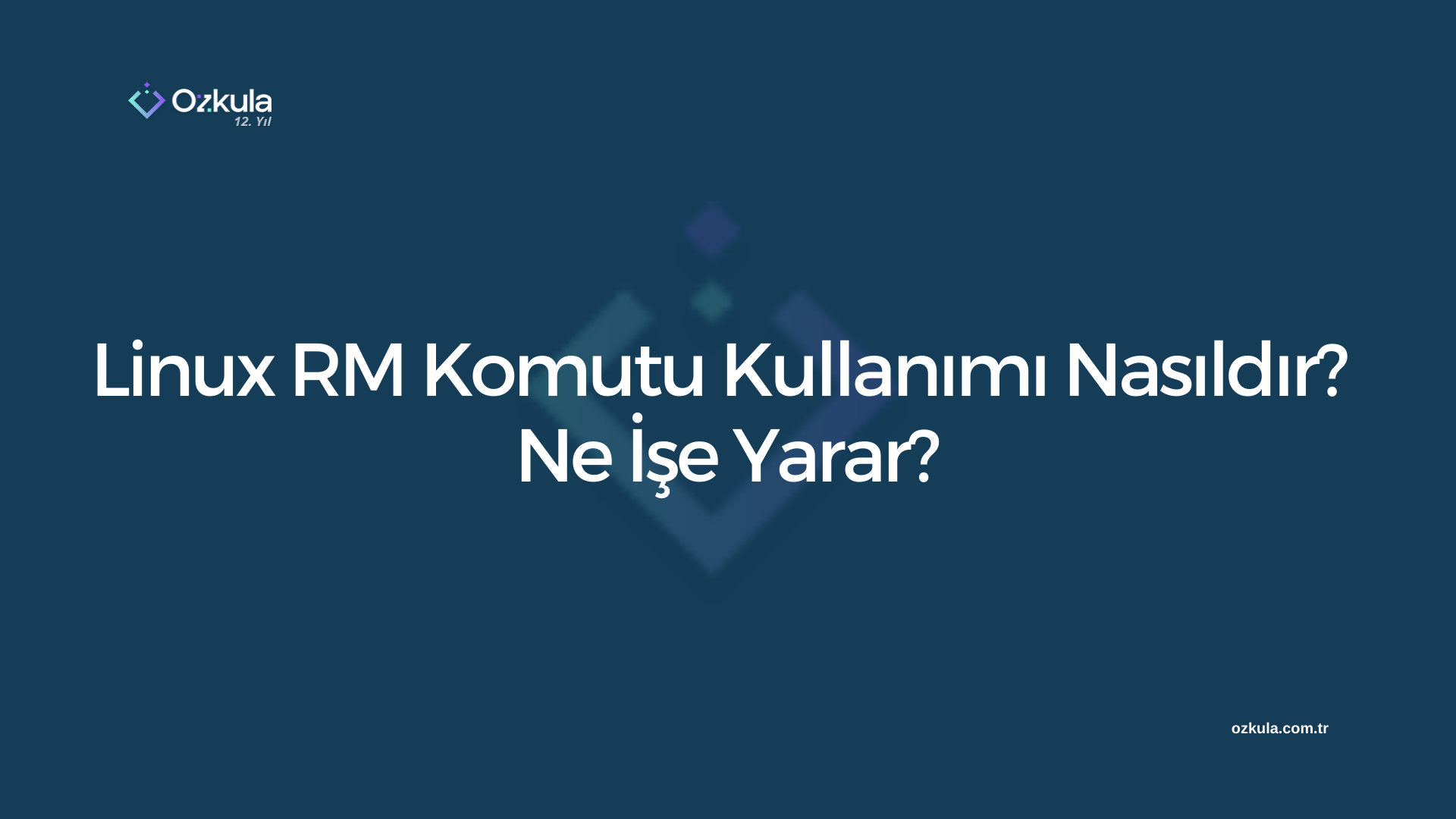 Linux RM Komutu Kullanımı Nasıldır? Ne İşe Yarar?