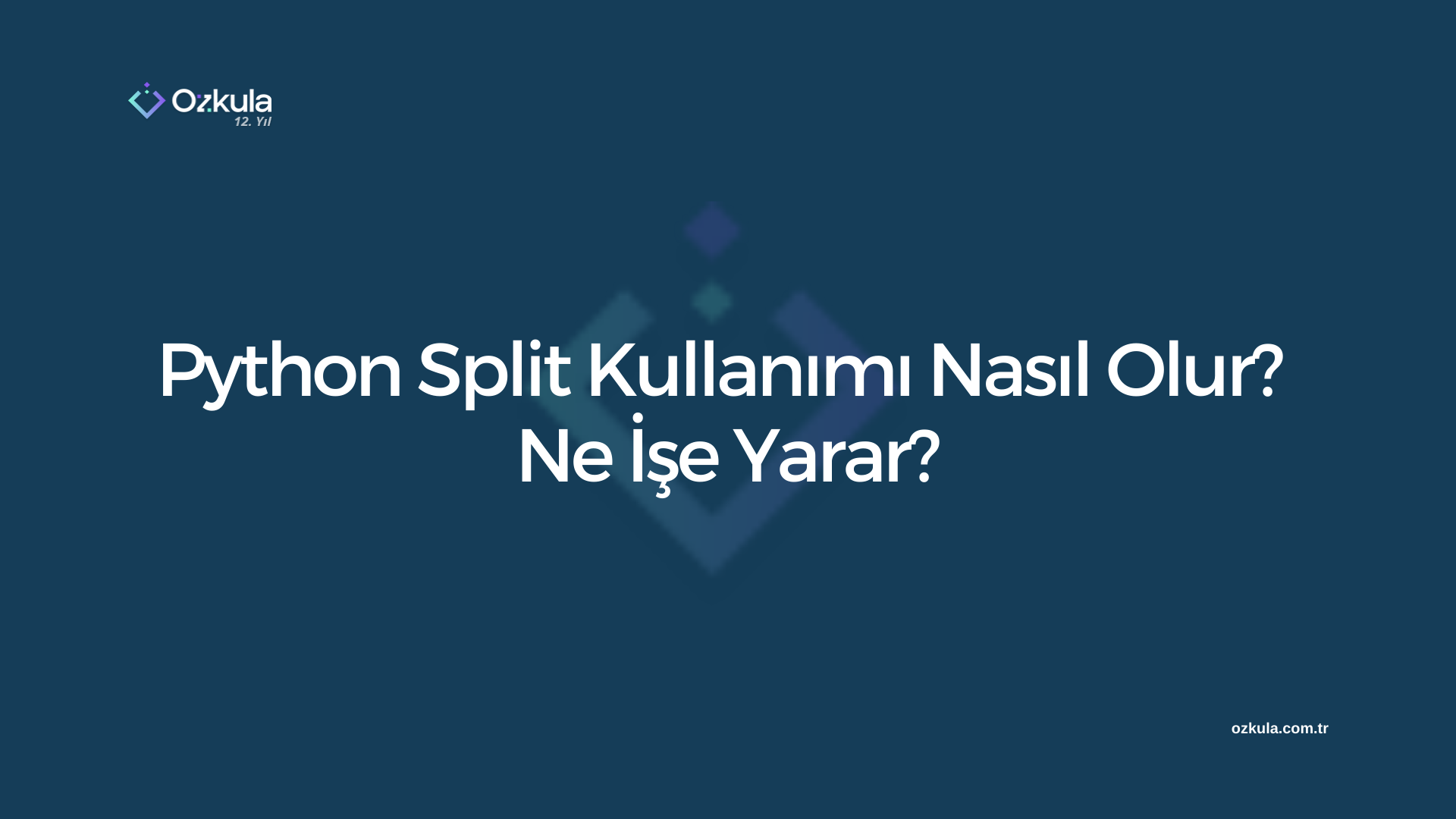 Python Split Kullanımı Nasıl Olur? Ne İşe Yarar?