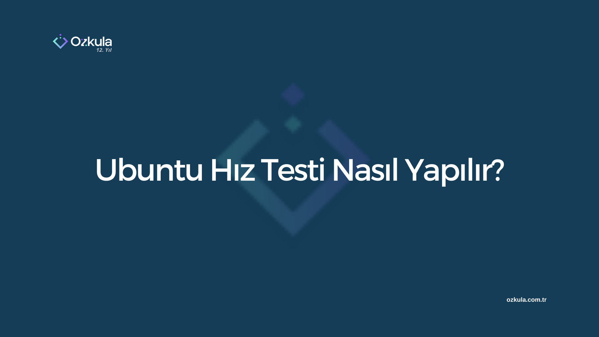 Ubuntu Hız Testi Nasıl Yapılır?