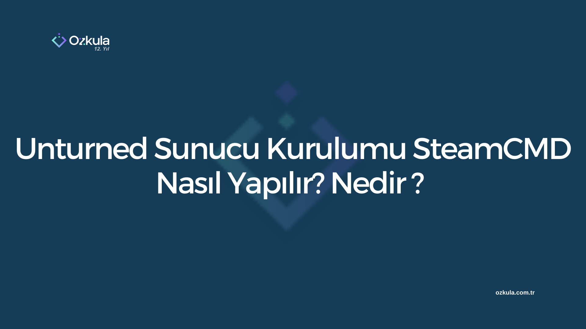 Unturned Sunucu Kurulumu SteamCMD Nasıl Yapılır? Nedir ?