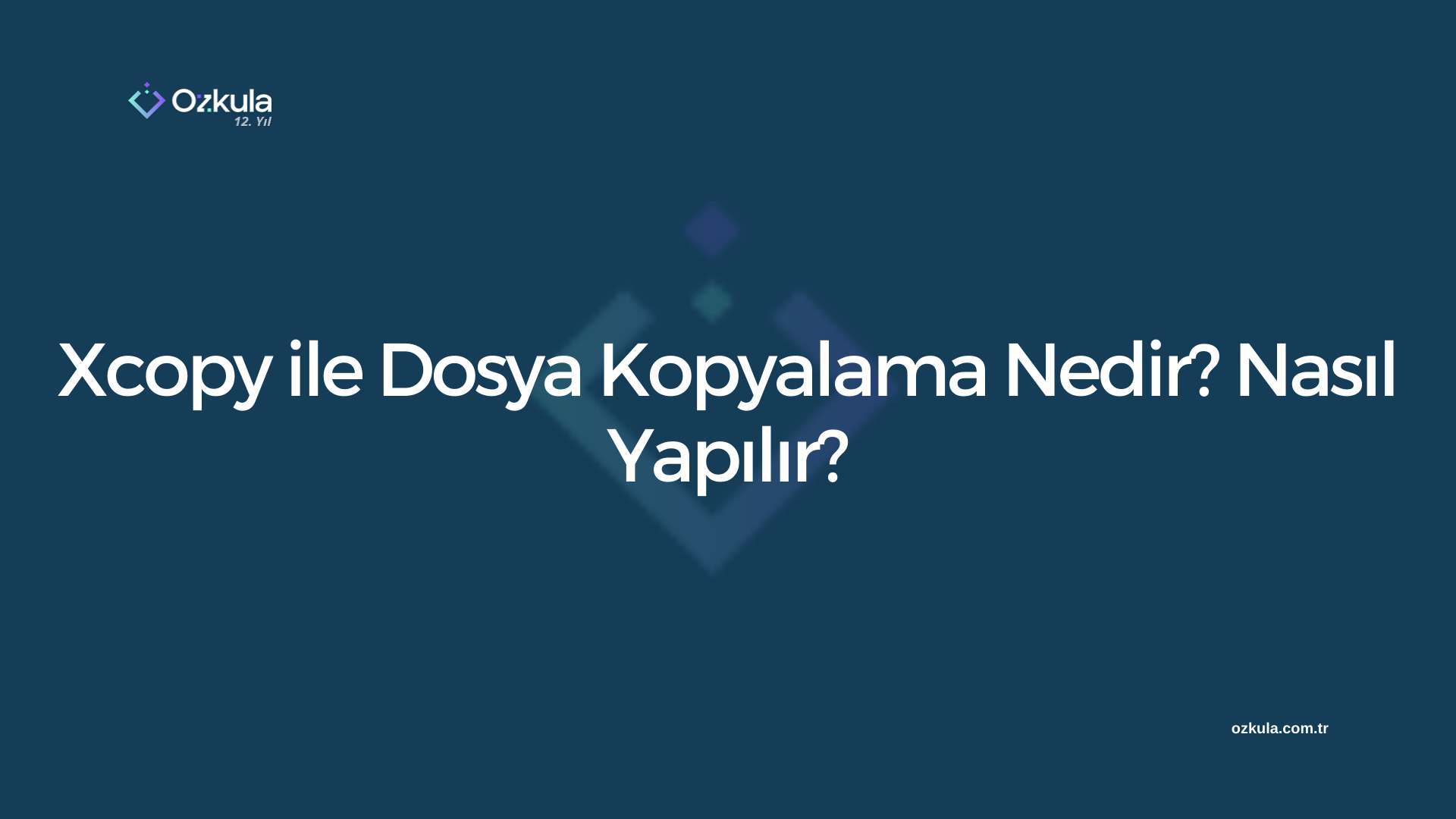 Xcopy ile Dosya Kopyalama Nedir? Nasıl Yapılır?