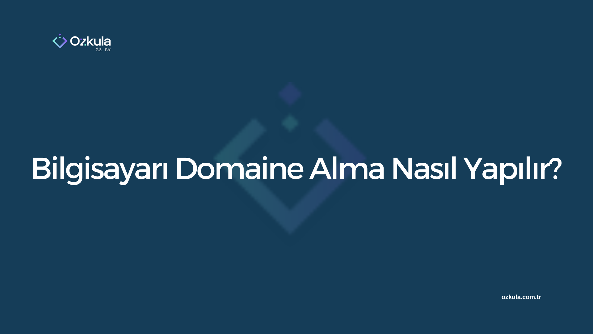 Bilgisayarı Domaine Alma Nasıl Yapılır?