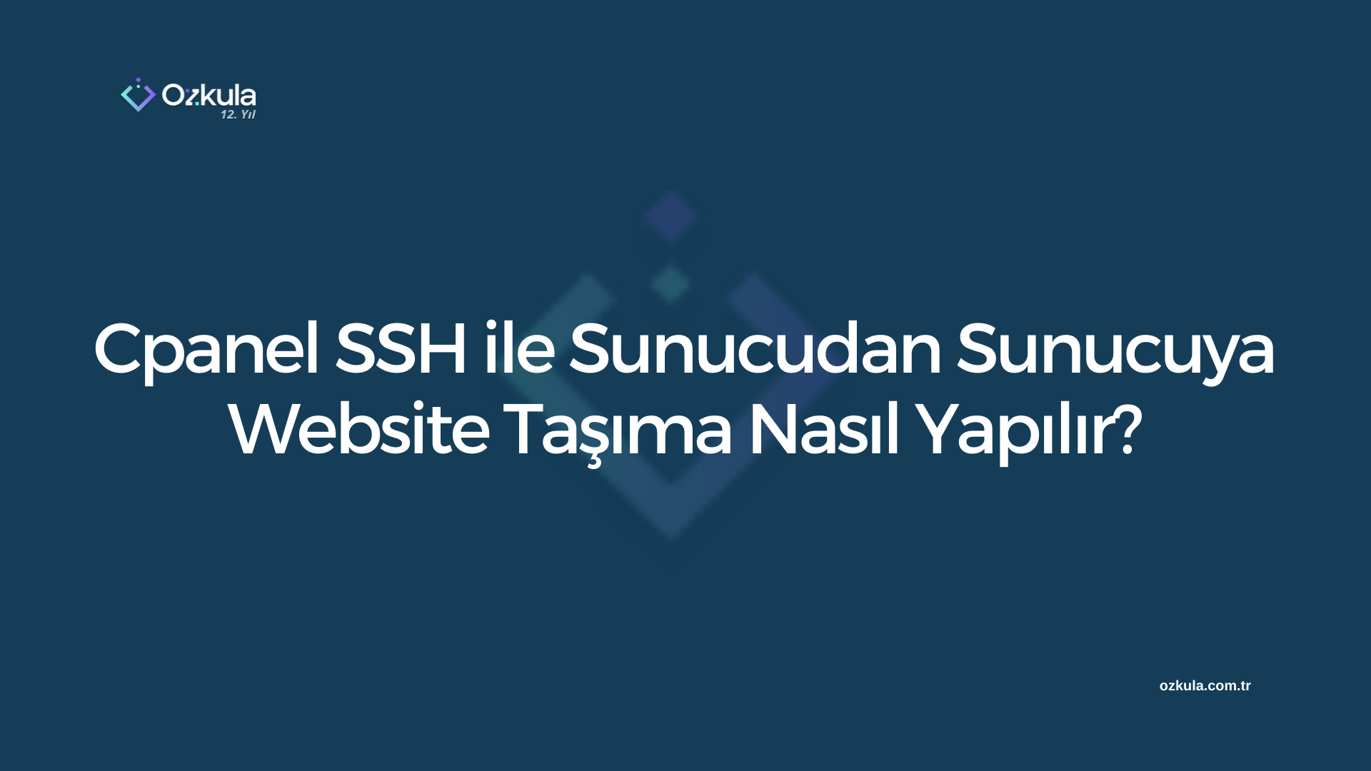 Cpanel SSH ile Sunucudan Sunucuya Website Taşıma Nasıl Yapılır?