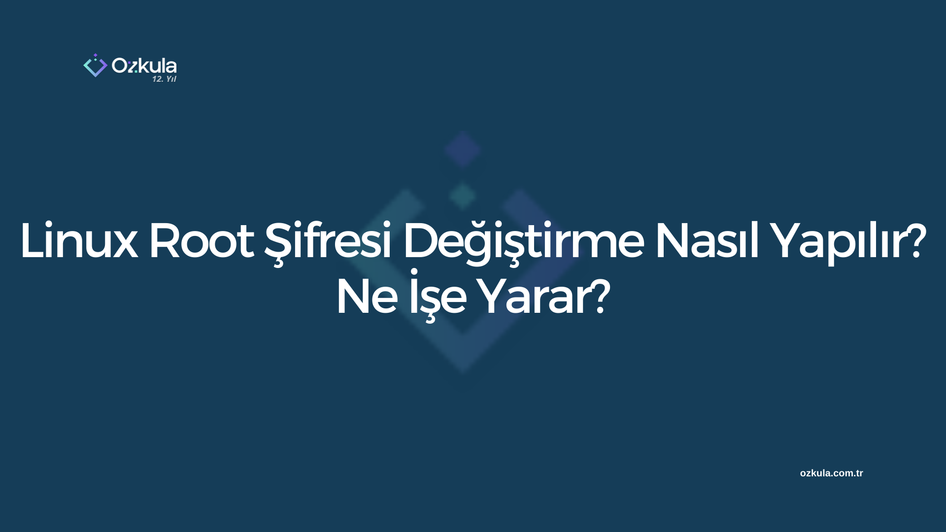 Linux Root Şifresi Değiştirme Nasıl Yapılır? Ne İşe Yarar?