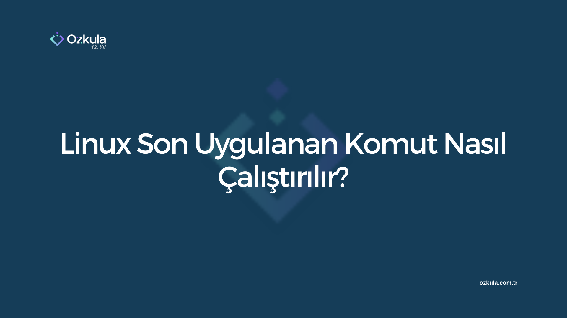 Linux Son Uygulanan Komut Nasıl Çalıştırılır?