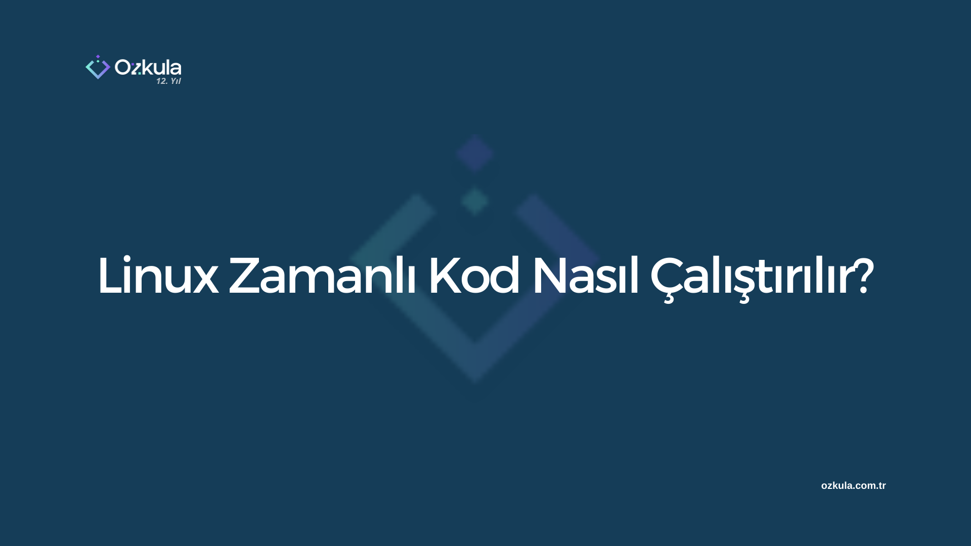 Linux Zamanlı Kod Nasıl Çalıştırılır?