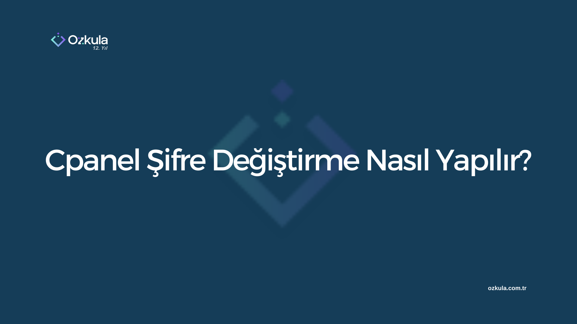 Cpanel Şifre Değiştirme Nasıl Yapılır?