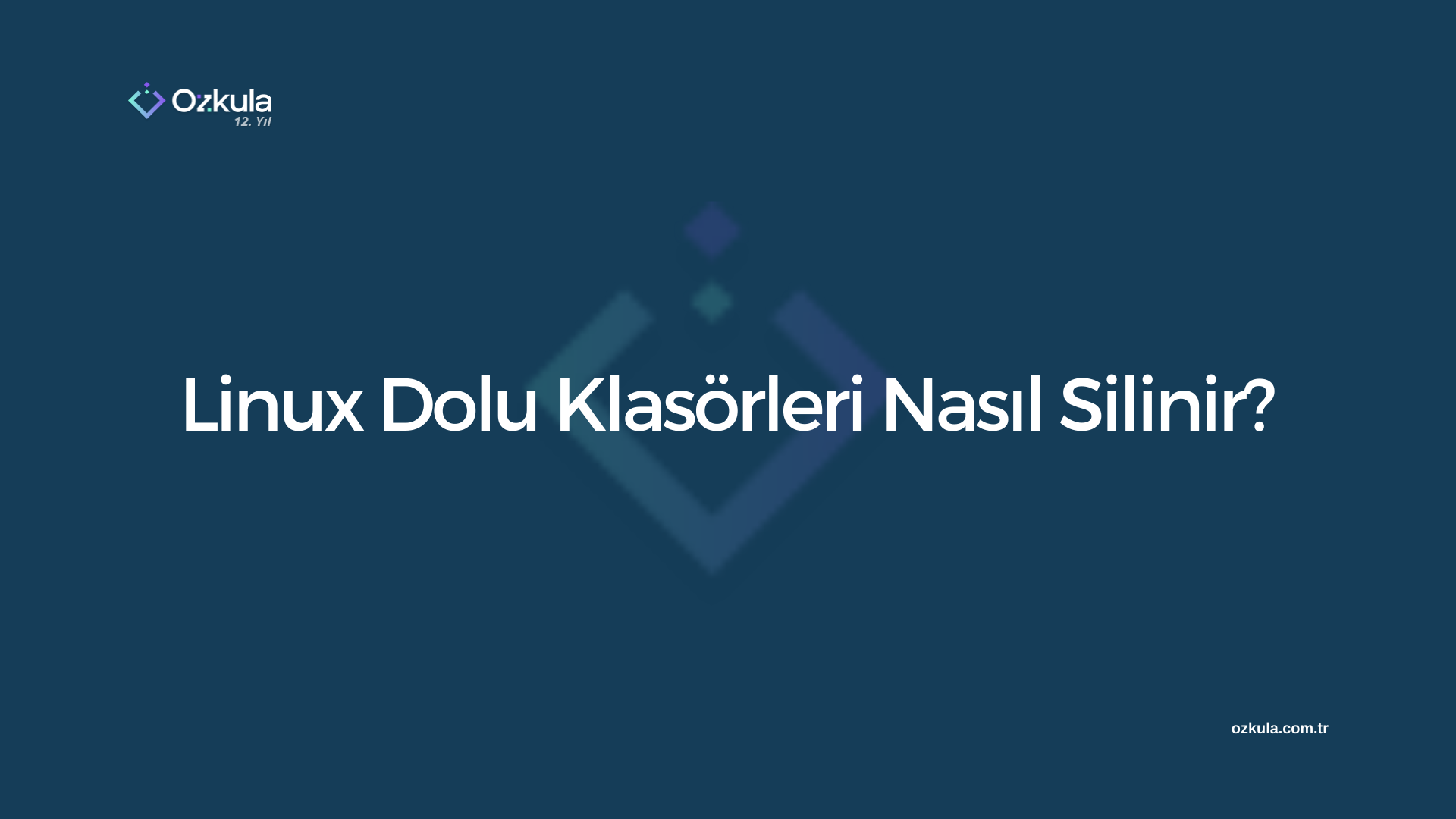 Linux Dolu Klasörleri Nasıl Silinir?