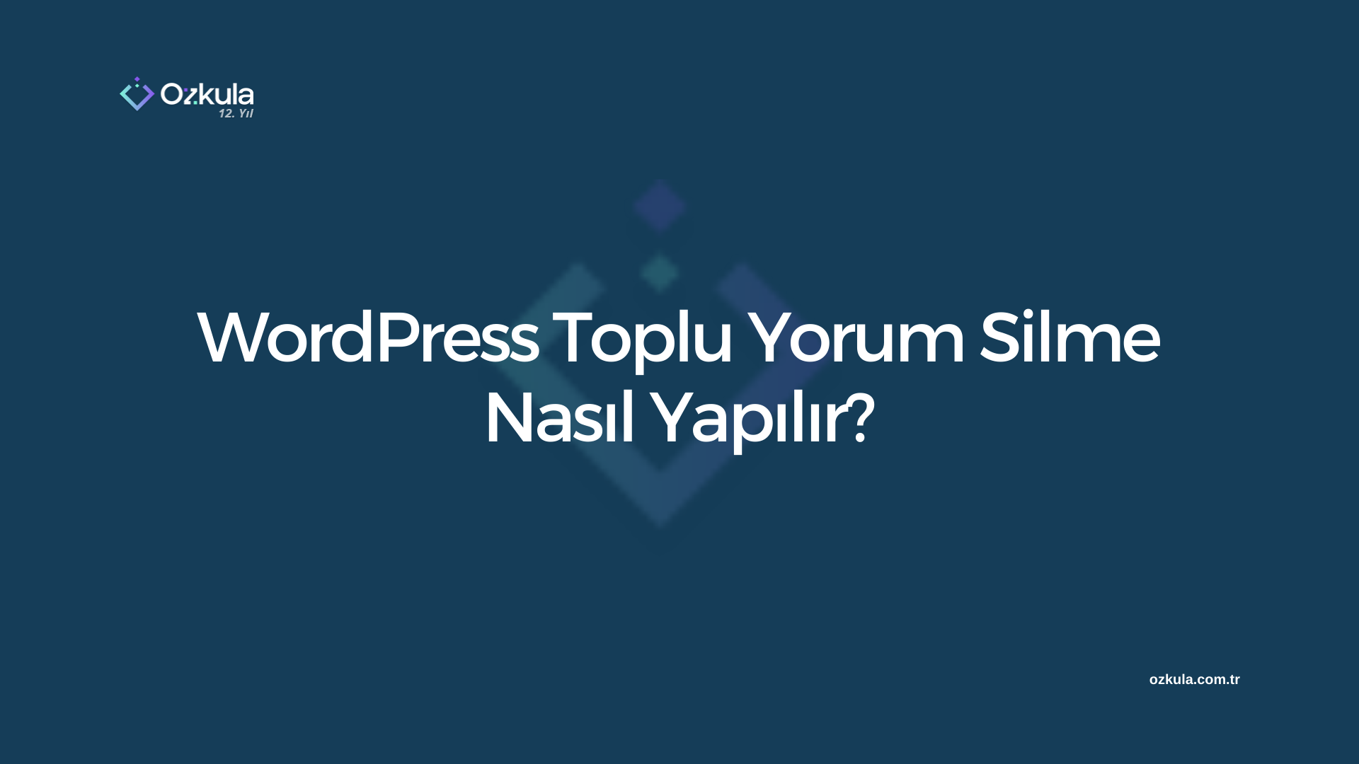 WordPress Toplu Yorum Silme Nasıl Yapılır?