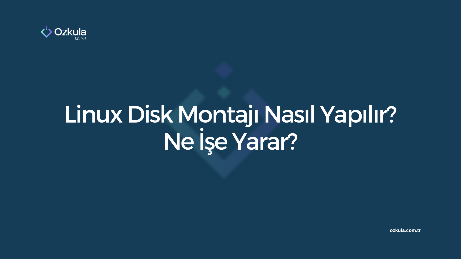 Linux Disk Montajı Nasıl Yapılır? Ne İşe Yarar?