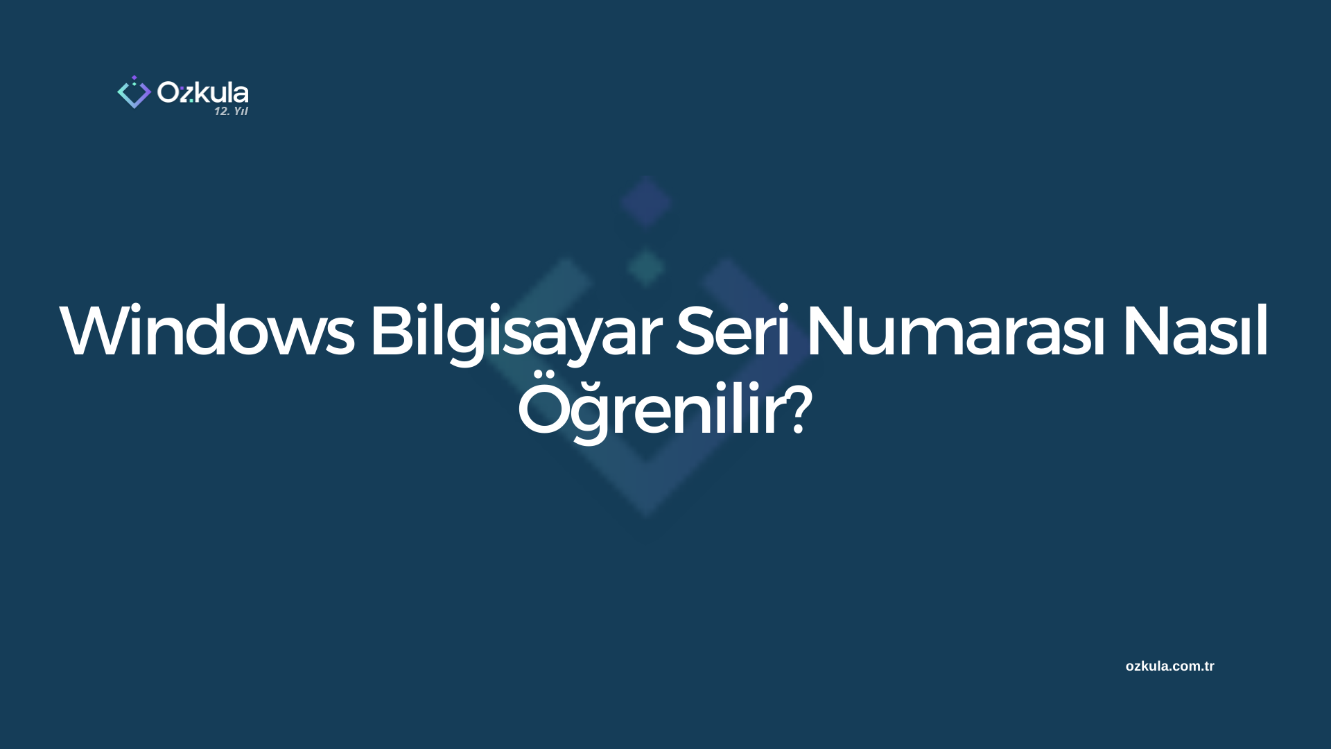 Windows Bilgisayar Seri Numarası Nasıl Öğrenilir?