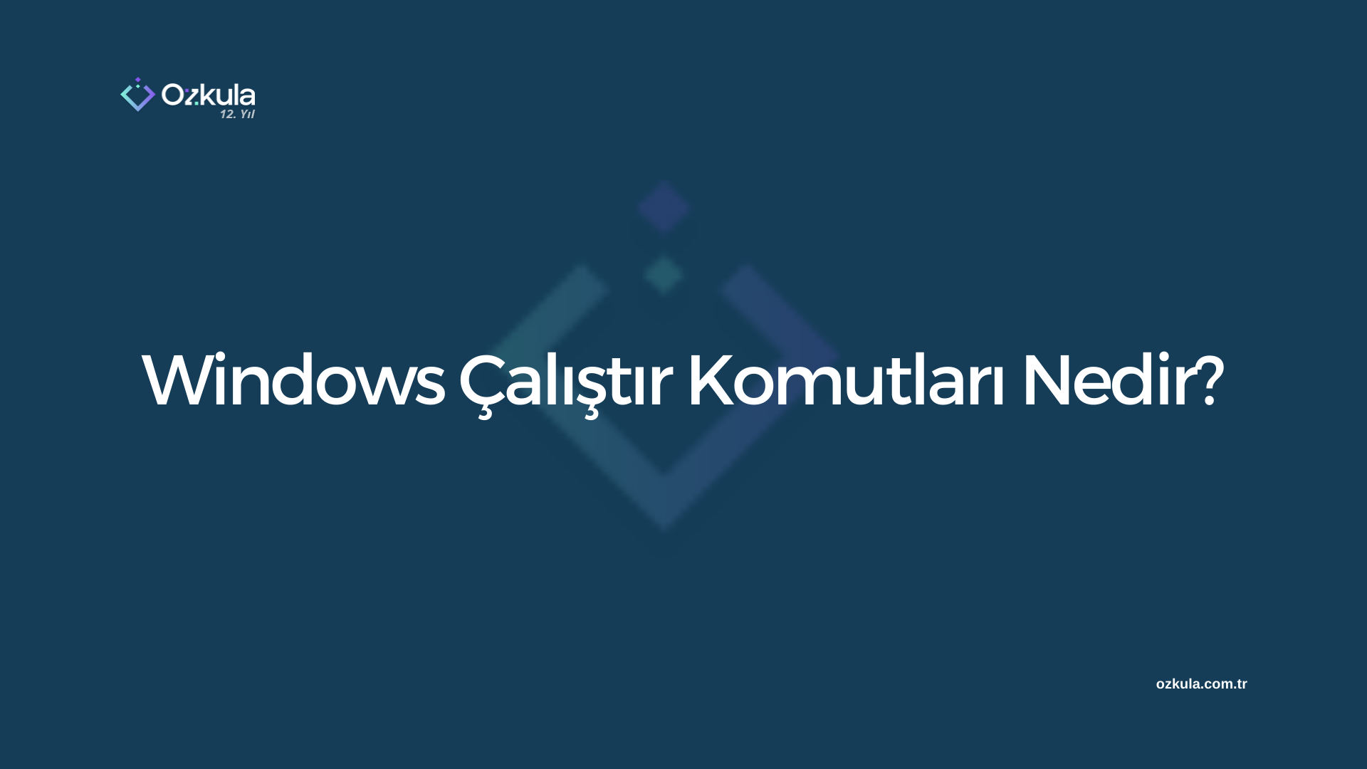 Windows Çalıştır Komutları Nedir?