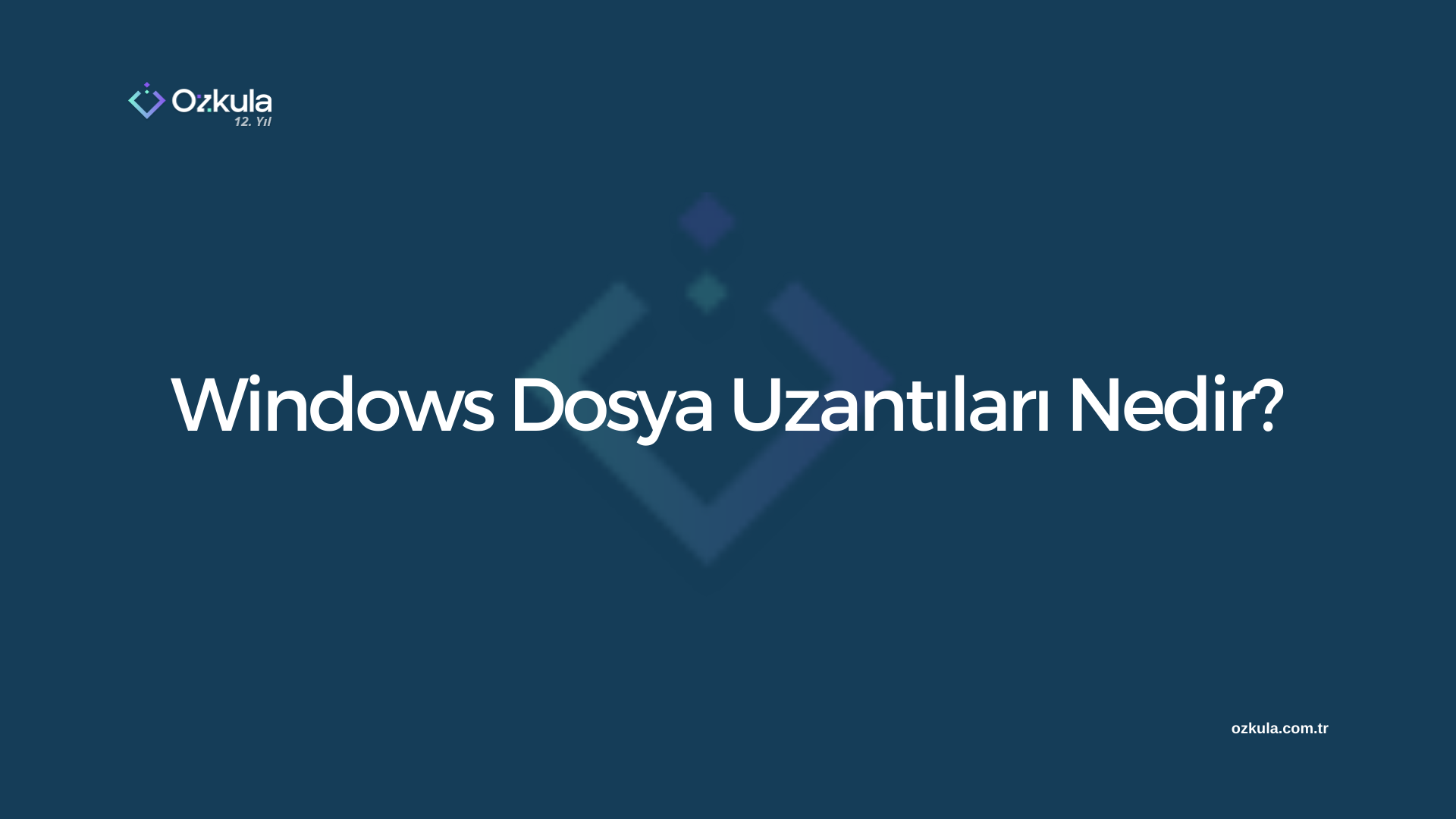 Windows Dosya Uzantıları Nedir?