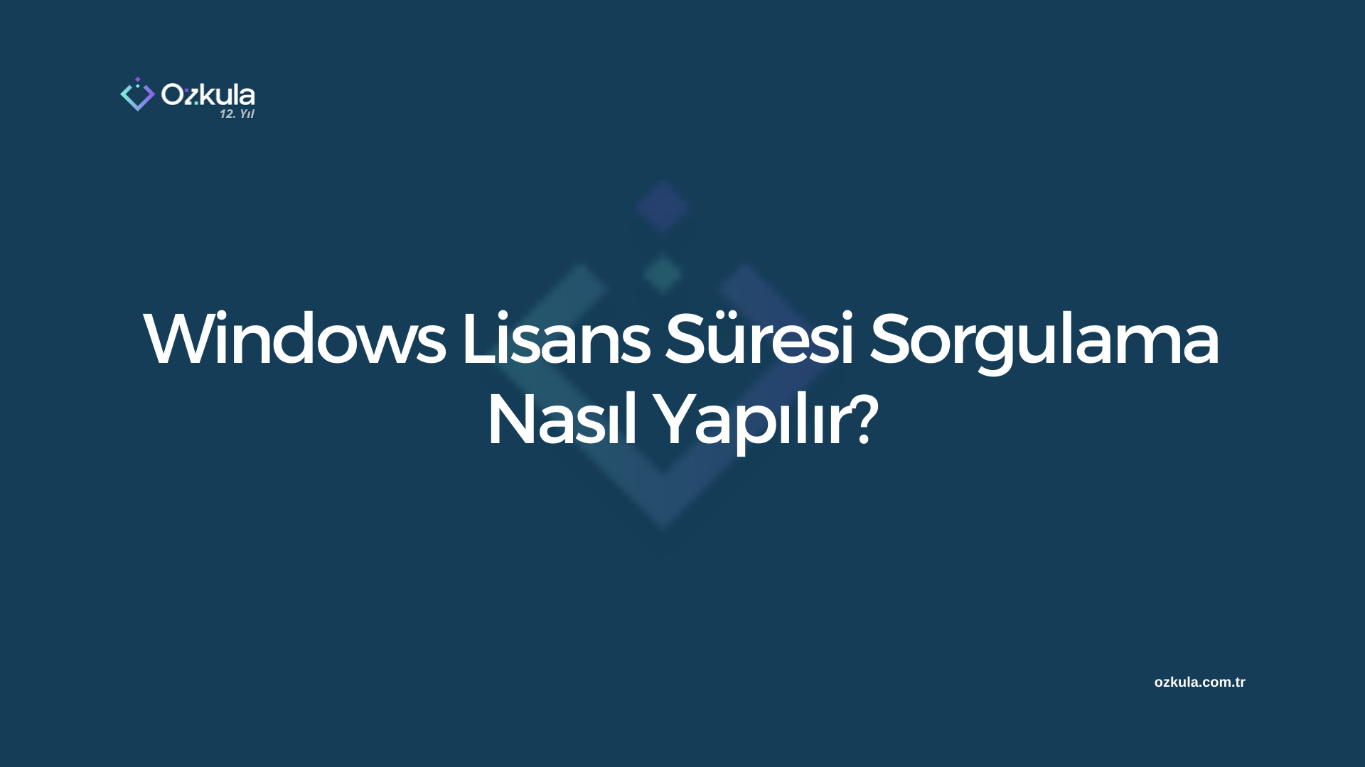 Windows Lisans Süresi Sorgulama Nasıl Yapılır?