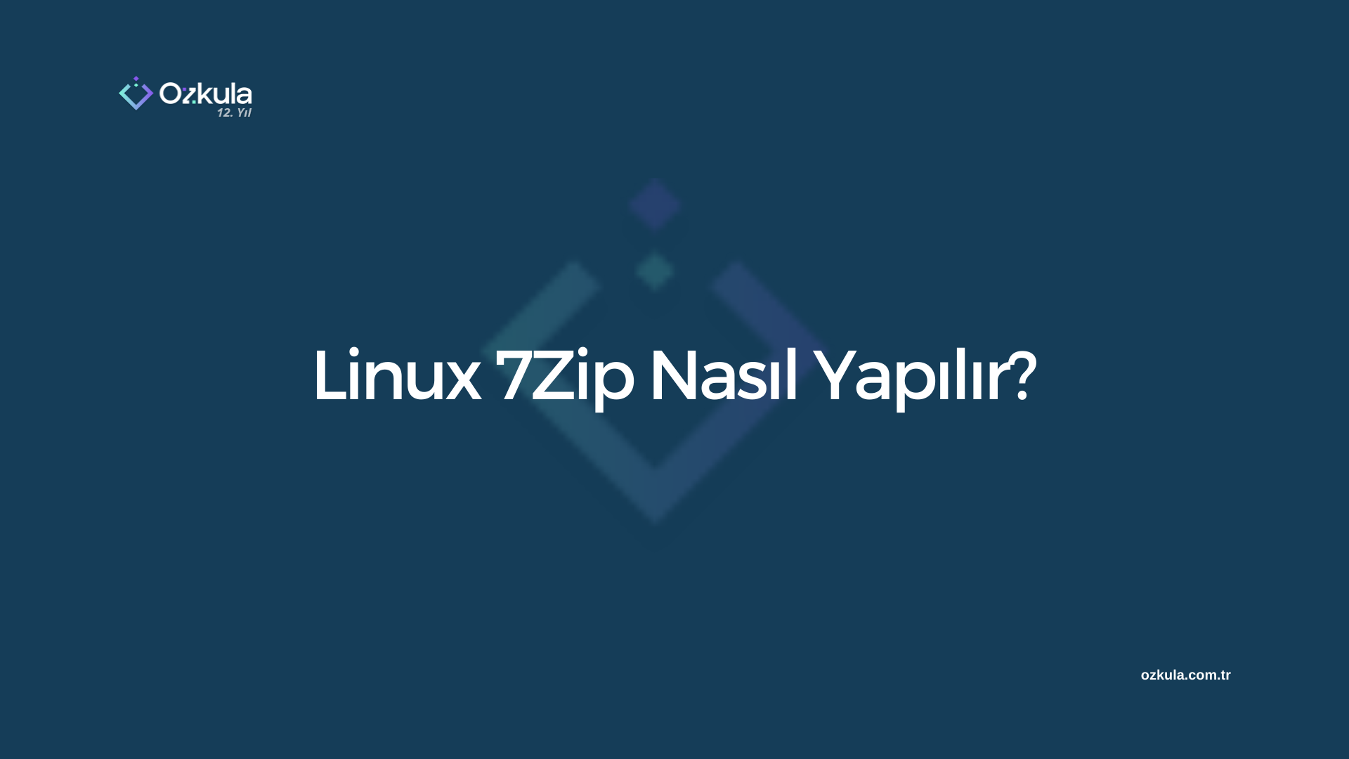 Linux 7Zip Nasıl Yapılır?