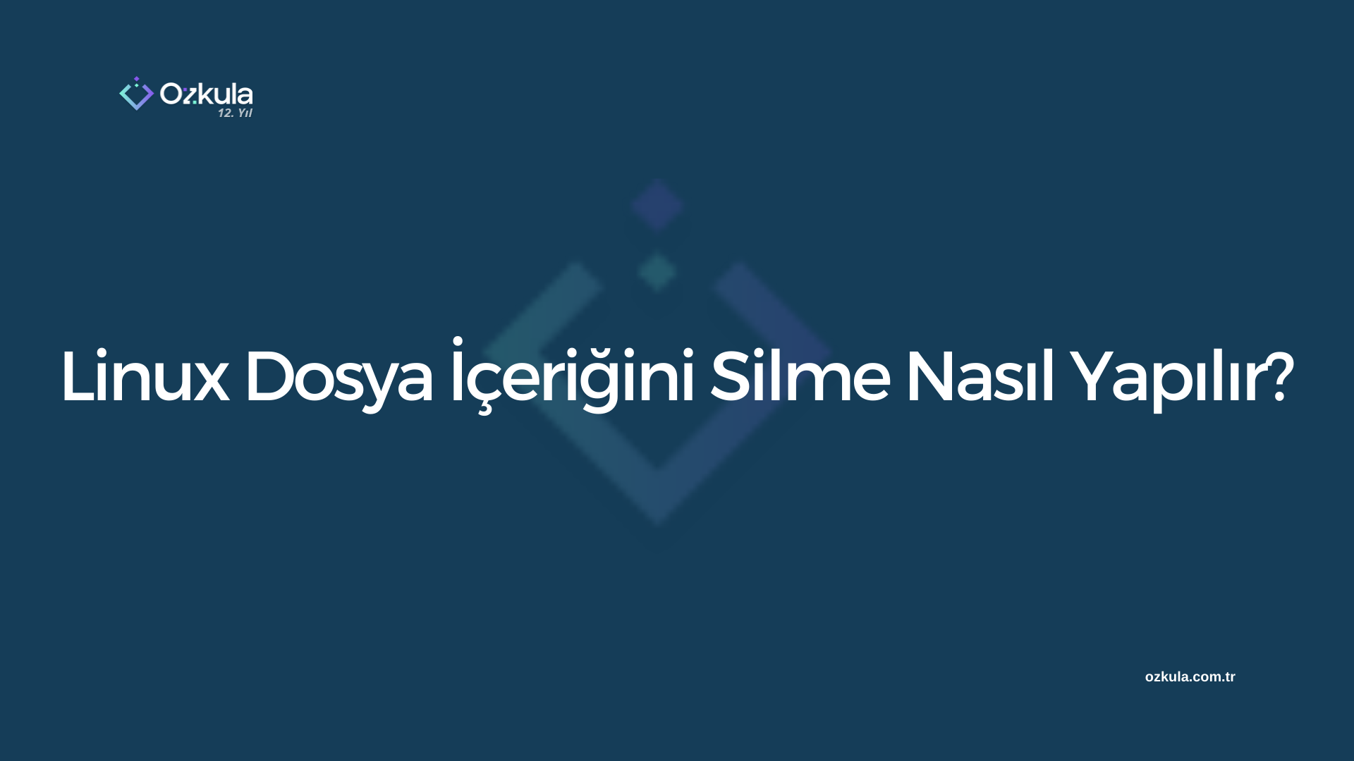 Linux Dosya İçeriğini Silme Nasıl Yapılır?