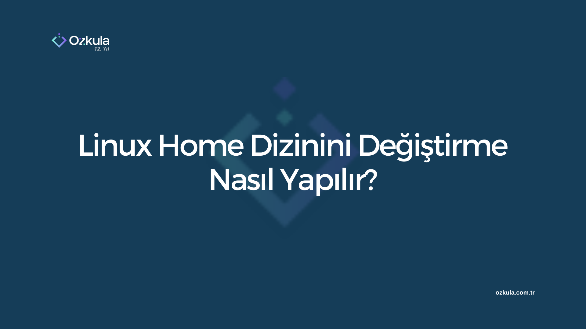 Linux Home Dizinini Değiştirme Nasıl Yapılır?