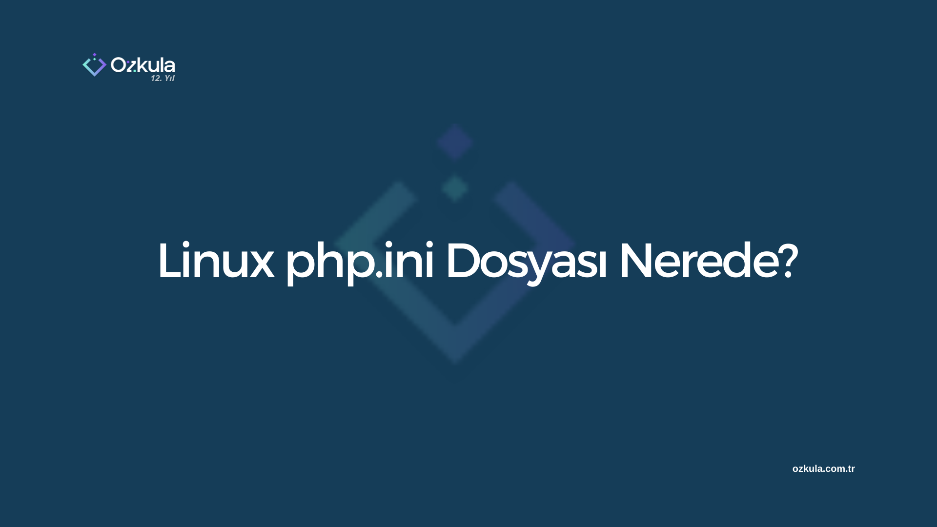 Linux php.ini Dosyası Nerede?