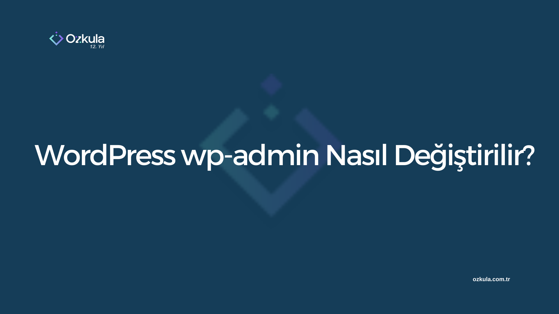 WordPress wp-admin Nasıl Değiştirilir?