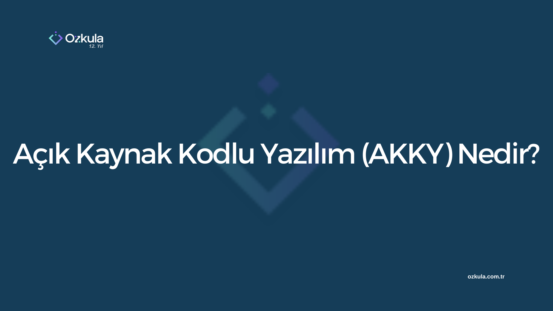 Açık Kaynak Kodlu Yazılım (AKKY) Nedir?