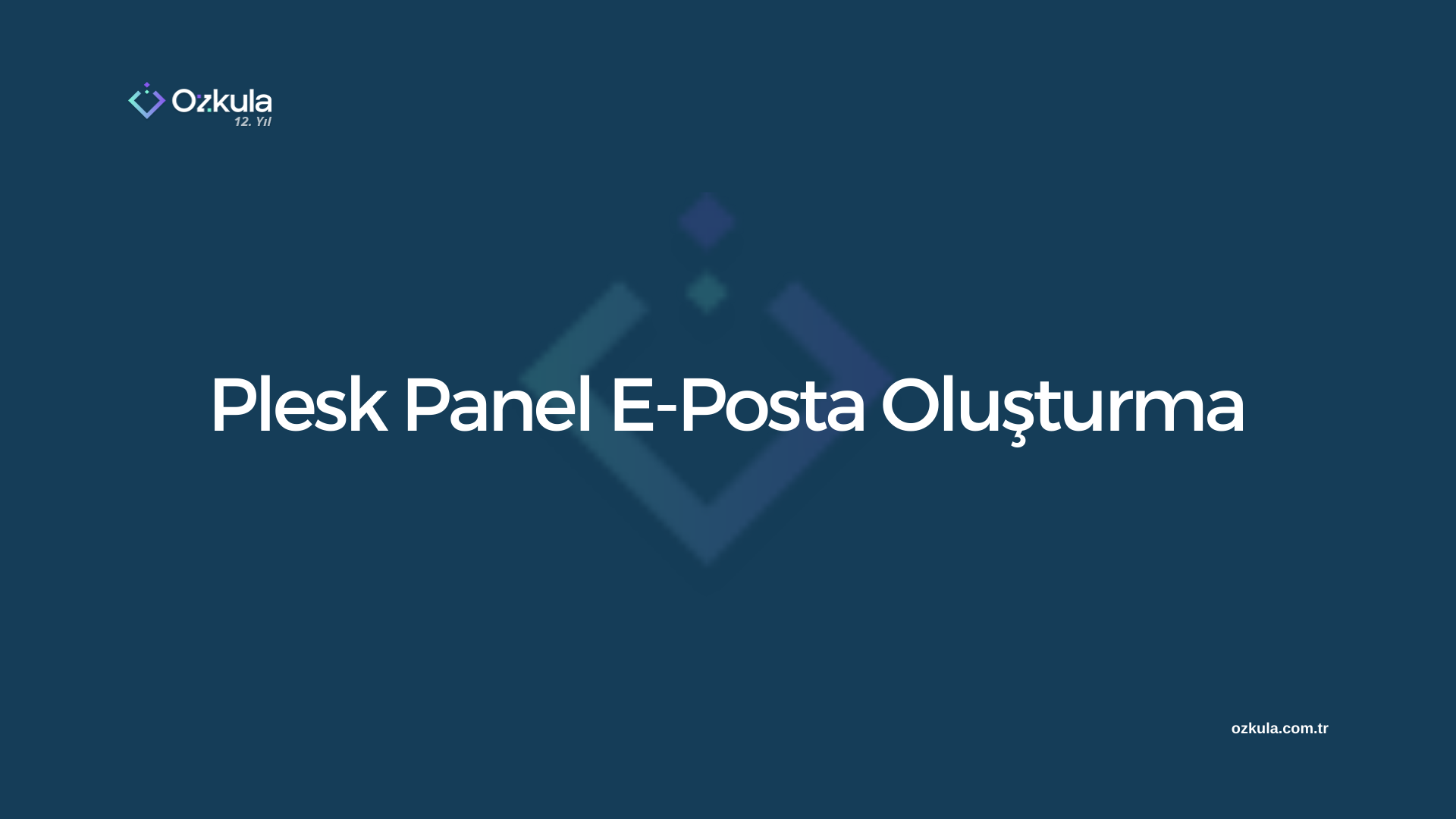 Plesk Panel E-Posta Oluşturma