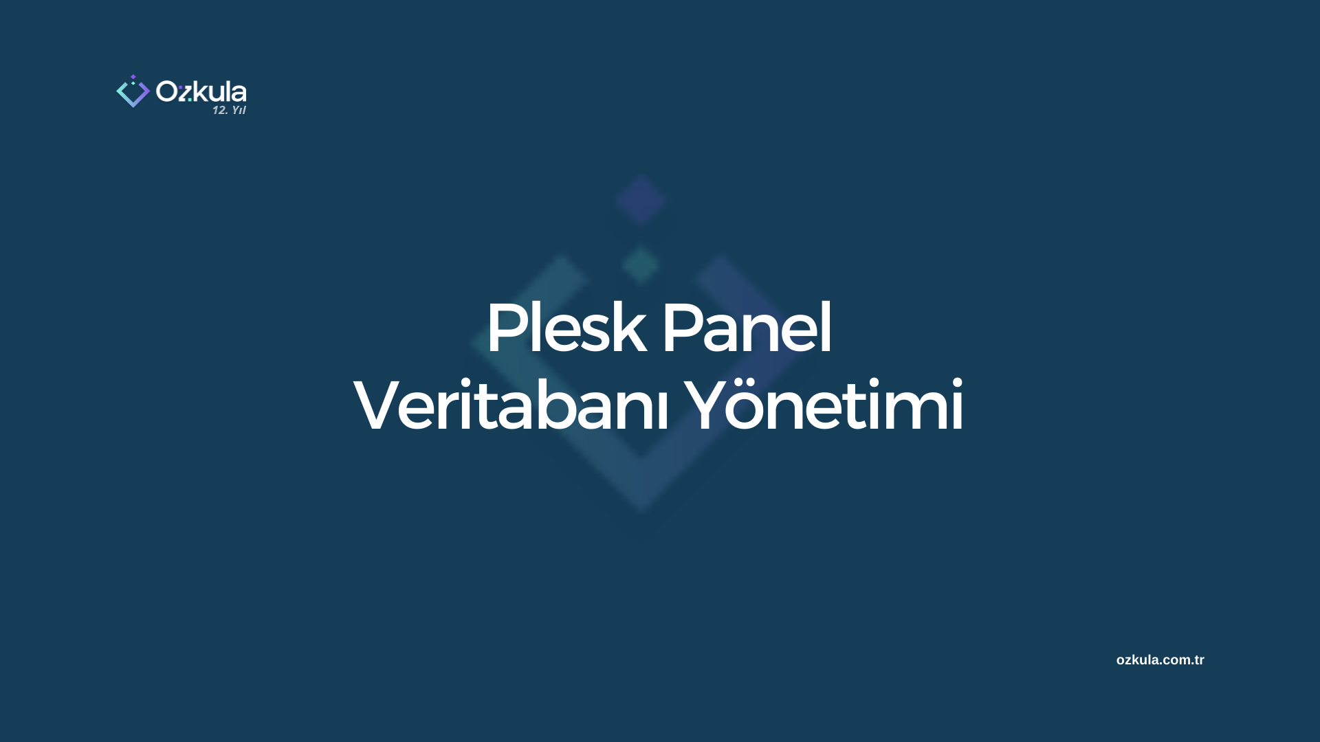 Plesk Panel Veritabanı Yönetimi