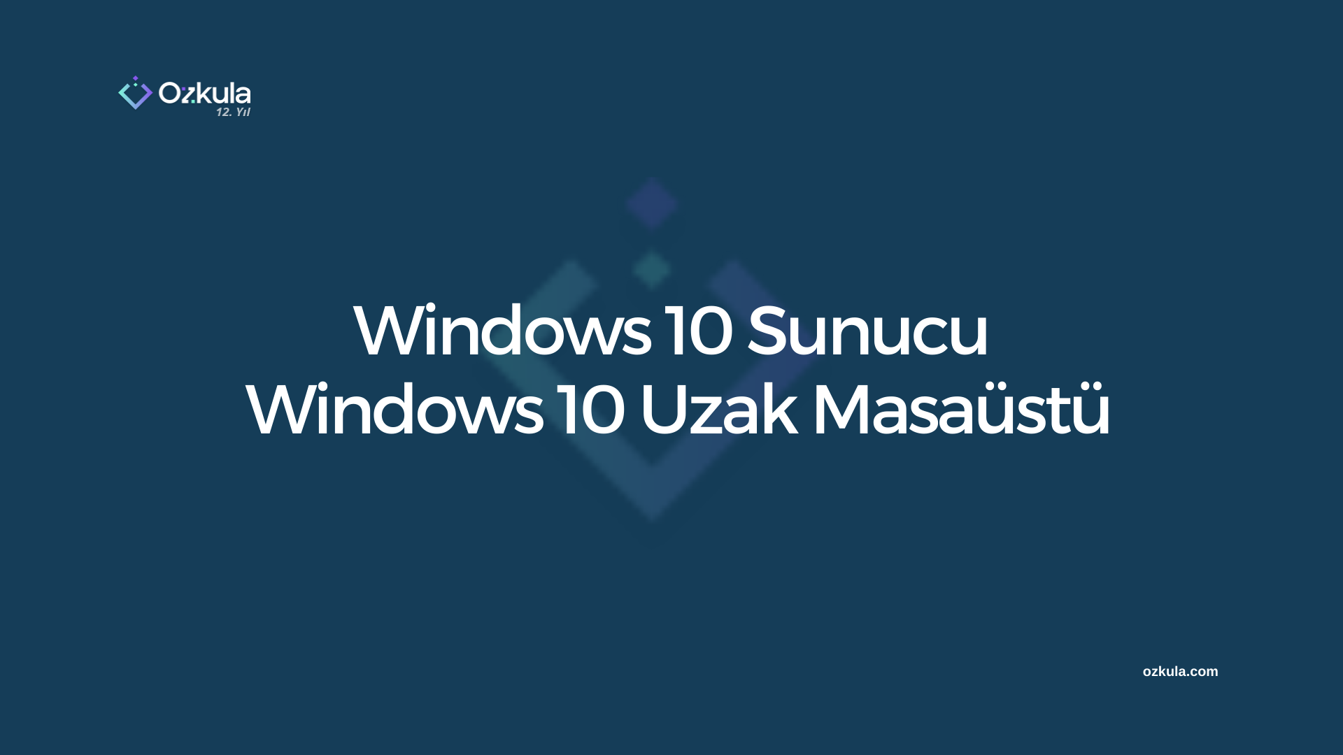 Windows 10 Sunucu , Windows 10 Uzak Masaüstü