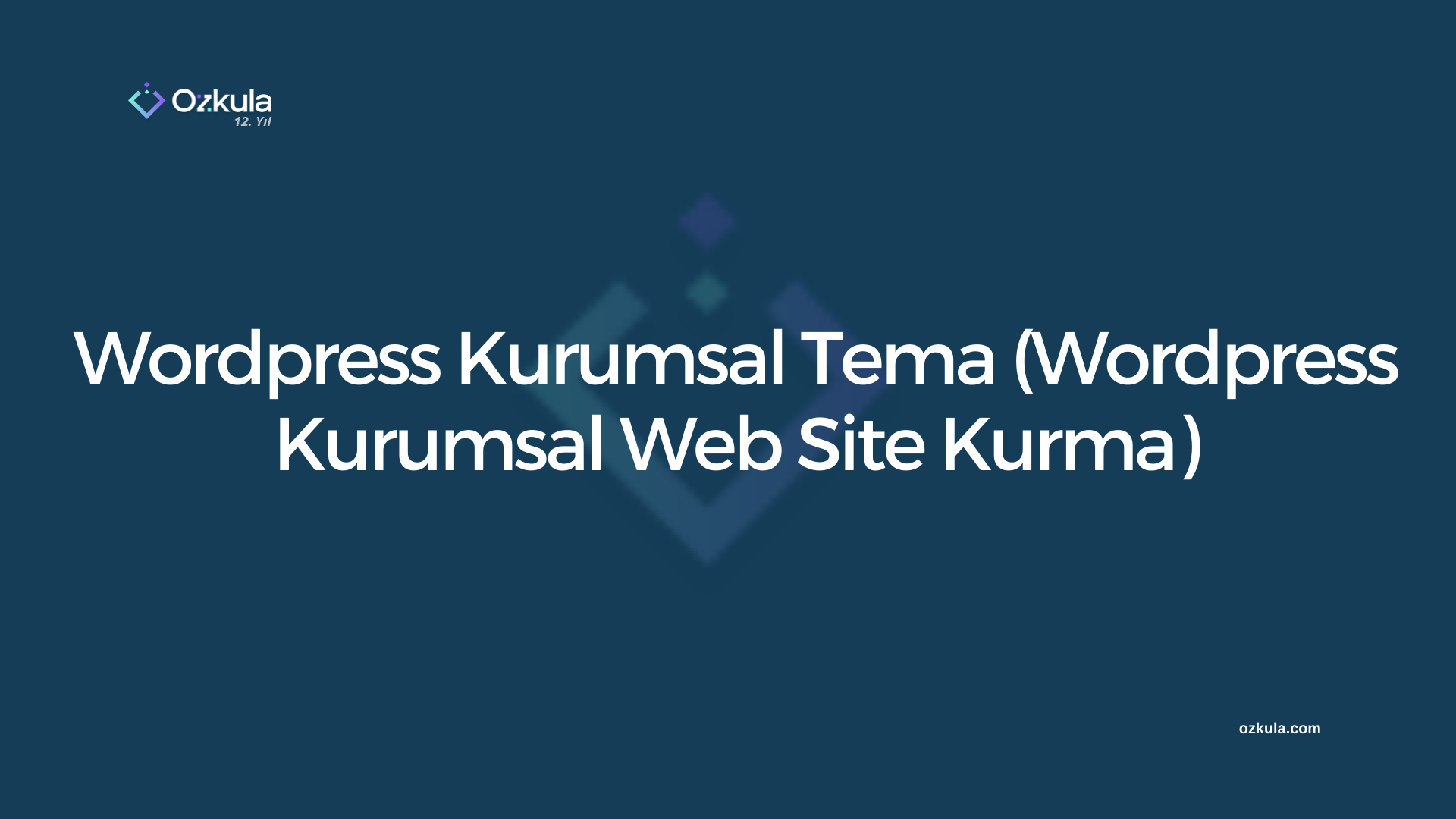 WordPress Kurumsal Tema (WordPress Kurumsal Web Site Kurma)