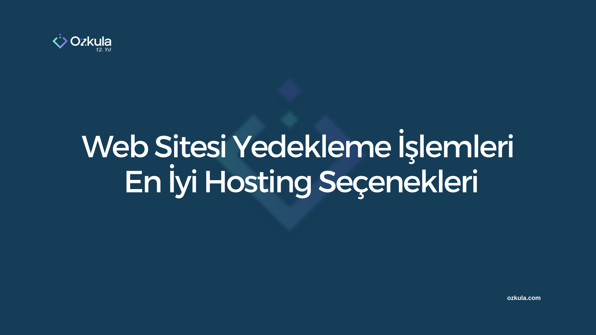 Web Sitesi Yedekleme İşlemleri için En İyi Hosting Seçenekleri