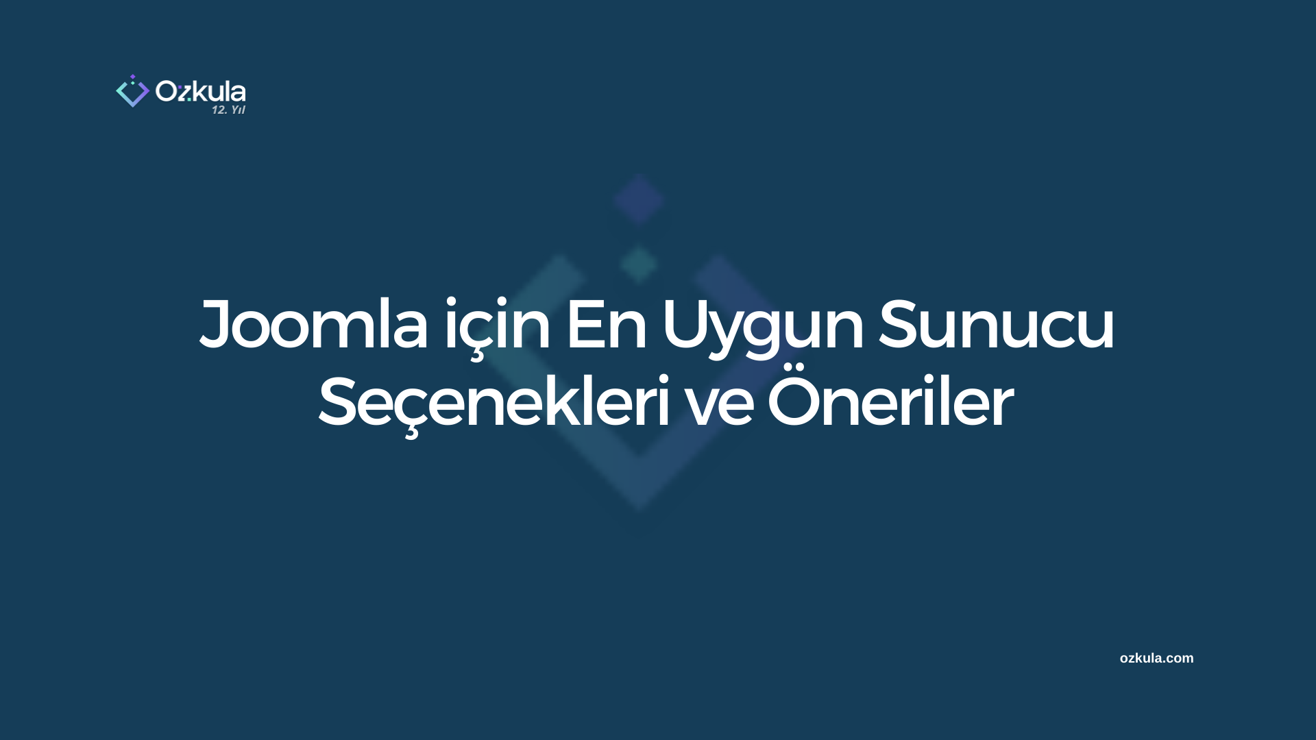 Joomla için En Uygun Sunucu Seçenekleri ve Öneriler